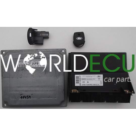 MOTORSTEUERGERÄT ECU STEUERGERAT FORD FIESTA S118763002 F, S118763002F, 2S6A-12A650-PC, 2S6A12A650PC, 2UFB