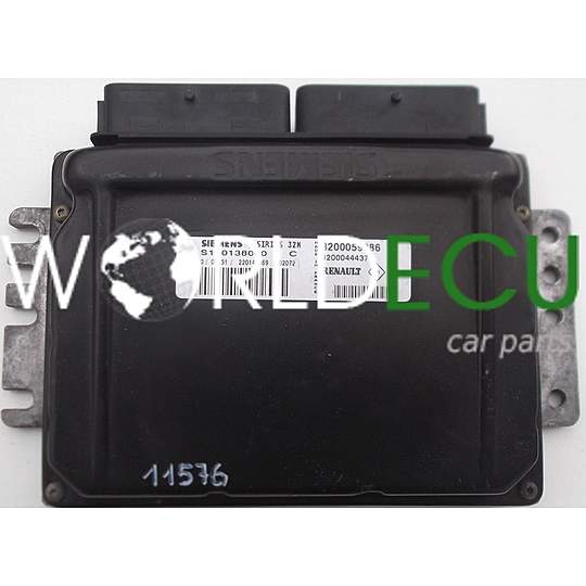 CALCULATEUR MOTEUR  RENAULT MEGANE 1.6 SIRIUS 32N S110138000C, S110138000 C, 8200059086, 8200044437