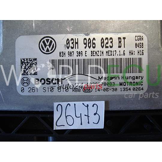 Calculateur Moteur VOLKSWAGEN 0261S10610 03H906023BT MED17.1.6