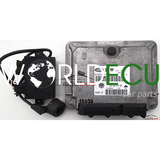 ECU CENTRALITA DE MOTOR VW VOLKSWAGEN LUPO 1.4, 036 906 014 AK, 036906014AK, 61600.413.08, 6160041308, IAW4AV.V8