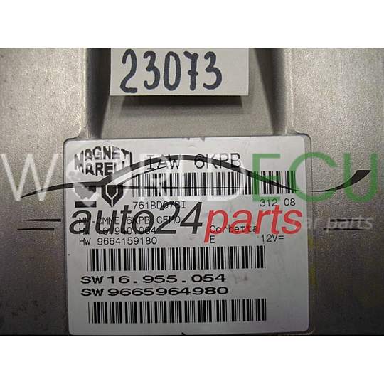 ECU Engine control unit CITROEN IAW 6KPB, IAW6KPB, 9665964980