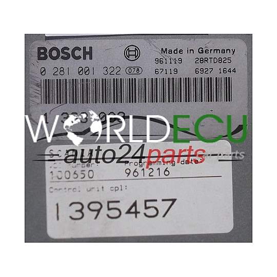 ECU ENGINE CONTROLLER SCANIA C94 D94 BOSCH 0 281 001 322, 0281001322, 1 383 003, 1383003, 1395457