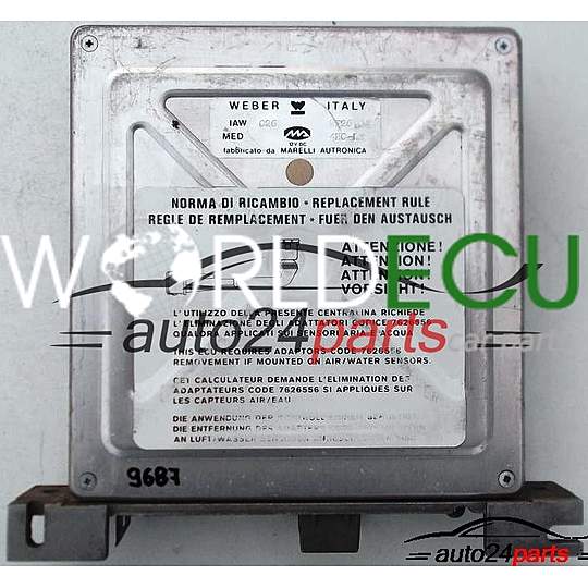 MOTORSTEUERGERÄT ECU STEUERGERAT FIAT CROMA 2.0, IAW 026, IAW026, WF26.03/HHO-LR, MED 502L, MED502L, 64834088