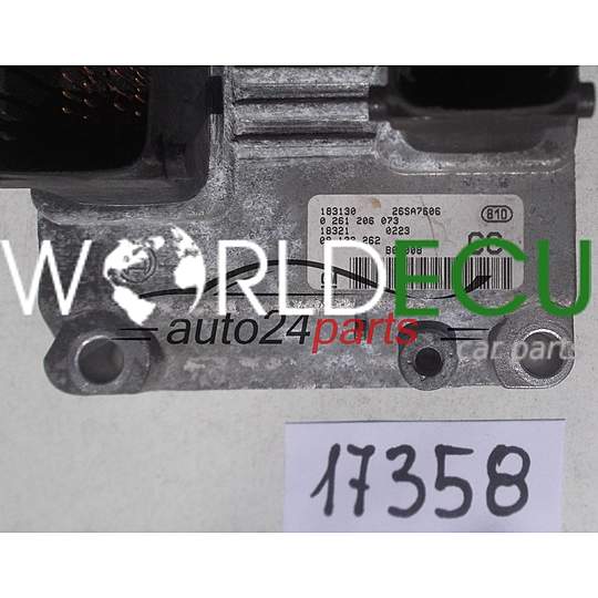 MOTORSTEUERGERÄT ECU STEUERGERAT OPEL ASTRA G 1.2 Z12XE BOSCH 0 261 206 073, 0261206073, GM 09 133 262 CC, 09133262