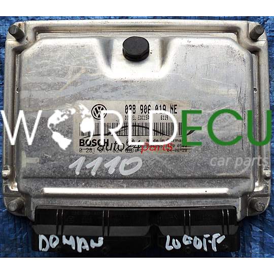 CALCULATEUR MOTEUR SEAT IBIZA 1.9 TDI ATD 038 906 019 NE, 038906019NE, BOSCH 0 281 011 824, 0281011824, 1039S06265