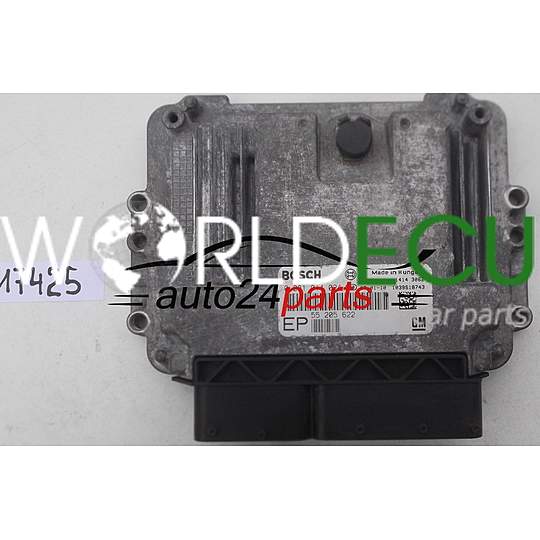 ECU ENGINE CONTROLLER OPEL ASTRA ZAFIRA 1.9 CDTI BOSCH 0 281 014 024, 0281014024, GM 55 205 622 EP, 55205622EP, 55205622