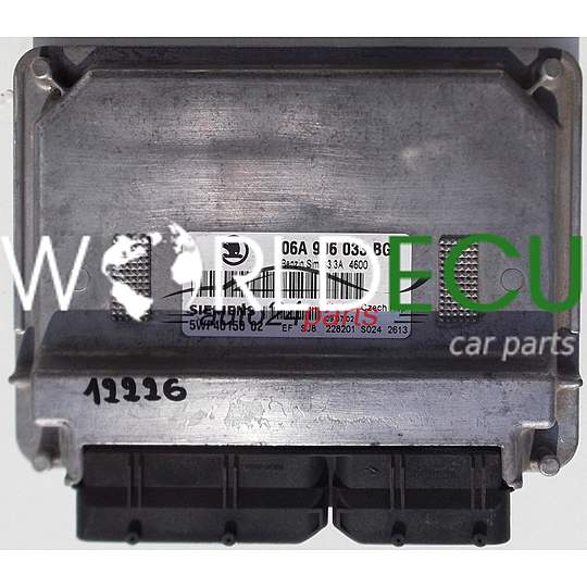 ECU ENGINE CONTROLLER SKODA OCTAVIA 1.6 SIEMENS 5WP40156 04, 06A 906 033 BG, 06A906033BG