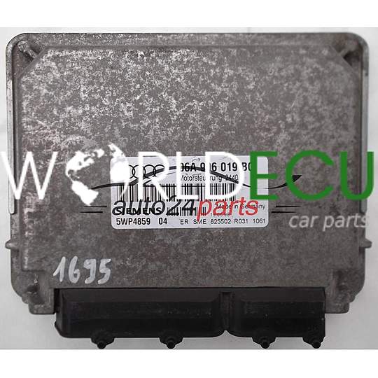 БЛО0К УПРАВЛЕНИЯ ДВИГАТЕЛЕМ AUDI A3 1.6 AKL 06A906019BG, 06A 906 019 BG, SIEMENS 5WP4859 04 MOTORSTEUERUNG 2440