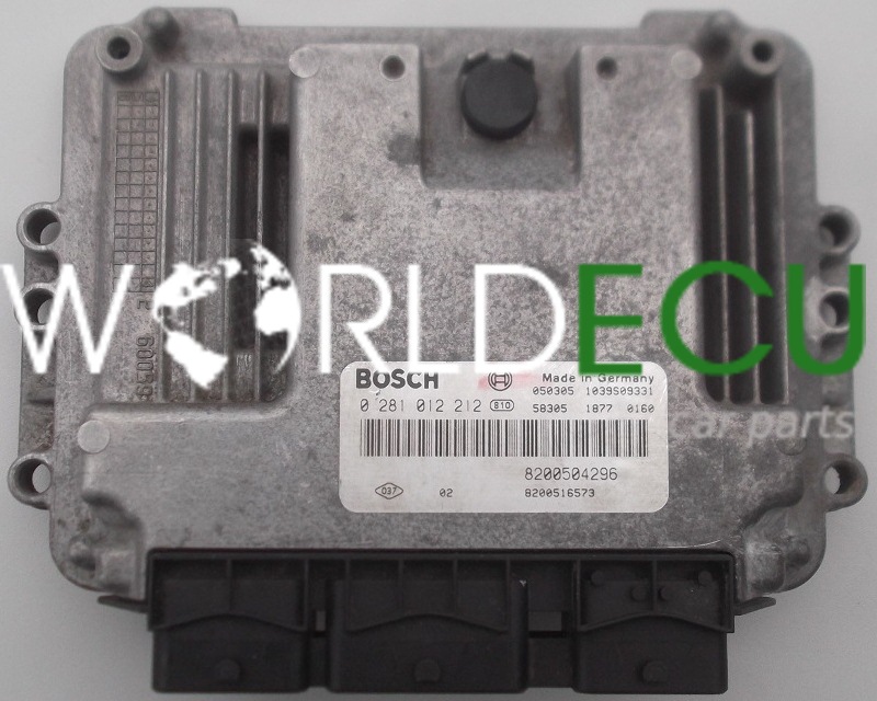 ECU ENGINE CONTROLLER RENAULT LAGUNA 2.0 DCI BOSCH 0 281 012 212 ...