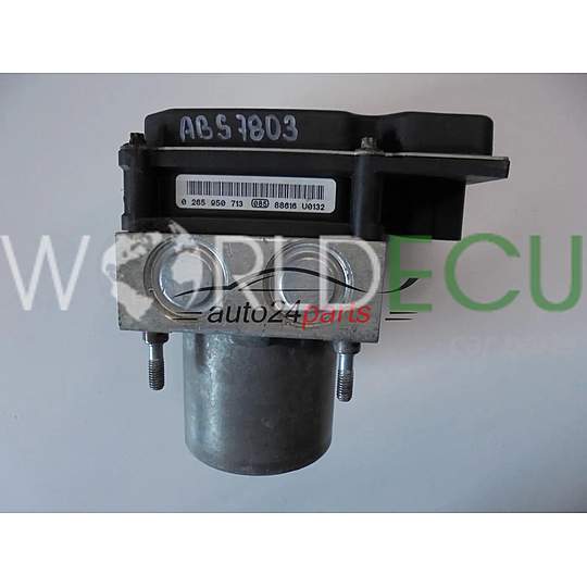 НАСОС Y БЛОК УПРАВЛЕНИЯ АБС CITROEN PEUGEOT BOSCH 0265230614 9665363180 0265950713