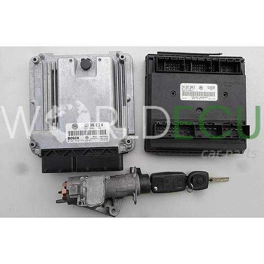 ECU CENTRALITA DE MOTOR VOLKSWAGEN T5 1.9 TDI BOSCH 0 281 010 735, 0281010735, 038 906 016 A, 038906016A, EDC16U1