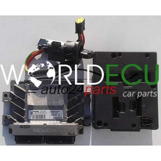 ECU ENGINE CONTROLLER RENAULT MEGANE SCENIC 1.6 SIEMENS S110140100A, S110140100 A 8200272410 8200272406