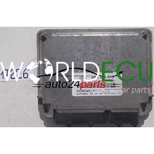 ECU ENGINE CONTROLLER VOLKSWAGEN SEAT IBIZA TOLEDO SIEMENS 5WP4883 03, 5WP488303, 6K0 906 019, 6K0906019