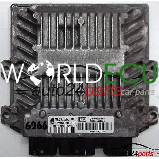 ECU ENGINE CONTROLLER CITROEN BERLINGO 2.0 HDI 5WS40049C-T, 5WS40049CT, SW90650517880, HW9647423380