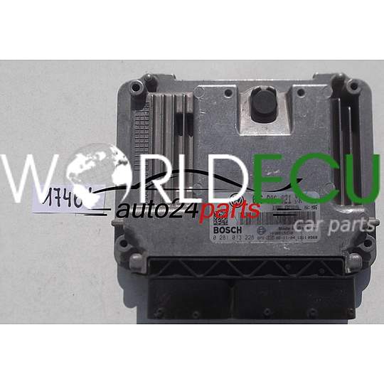 MOTORSTEUERGERÄT ECU STEUERGERAT VOLKSWAGEN GOLF 2.0 TDI BOSCH 0 281 013 228, 0281013228, 03G 906 021 KK, 03G906021KK, EDC16U34