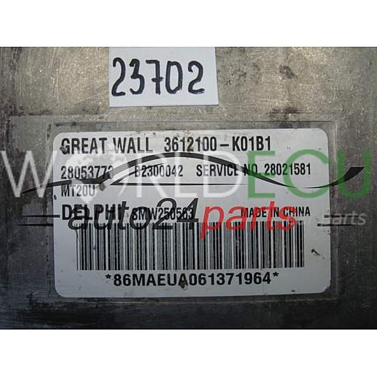 Calculateur Moteur GREAT WALL HOVER 3612100-K01B1, 28053773