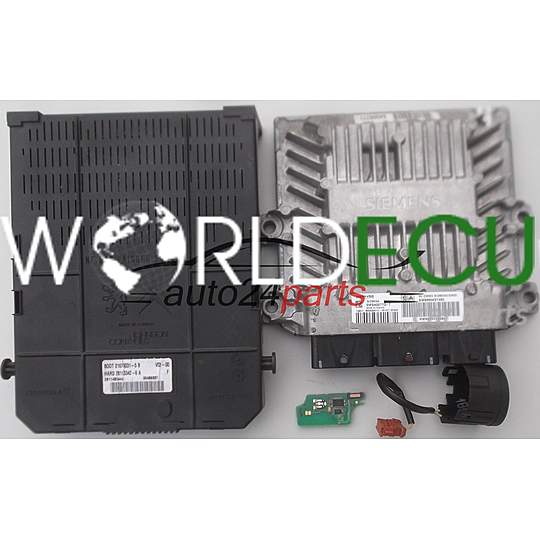 ECU ENGINE CONTROLLER CITROEN C4 2.0 HDI SIEMENS 5WS40277G-T, 5WS40277GT, SW9660497480, HW9655534080