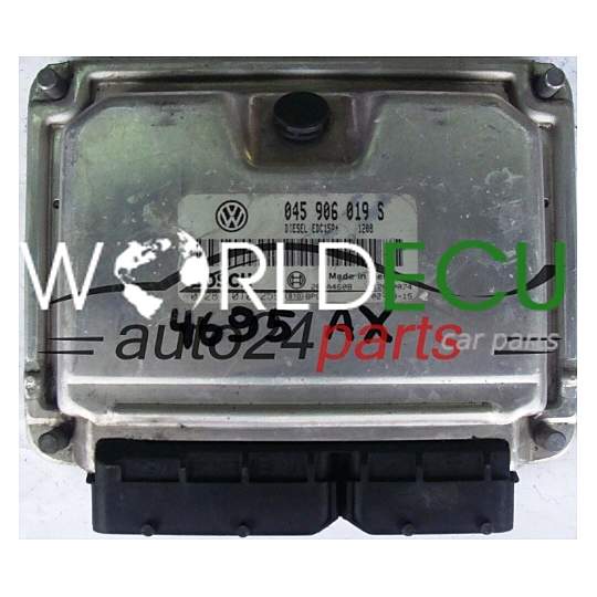 MOTORSTEUERGERÄT ECU STEUERGERAT VW VOLKSWAGEN LUPO 1.4 TDI 045906019S, 045 906 019 S BOSCH 0281010259, 0 281 010 259 DIESEL EDC15P+ 1208