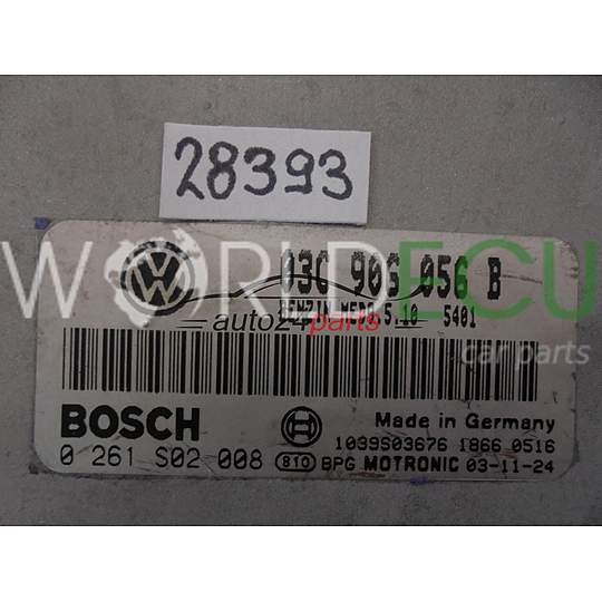 БЛОК УПРАВЛЕНИЯ ДВИГАТЕЛЕМ VOLKSWAGEN 0261S02008 03C906056B MED9.5.10