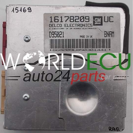 CALCULATEUR MOTEUR OPEL TIGRA 1.6 16178209 UC, 16178209UC, D95021, BNAM