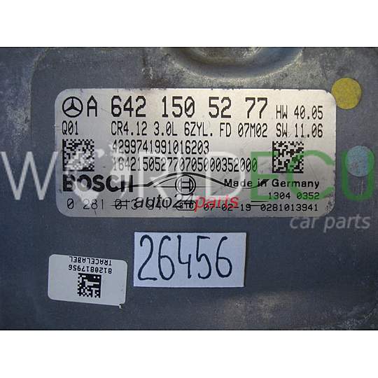 ECU Engine control unit MERCEDES BENZ 0281013941 A6421505277 CR4.12