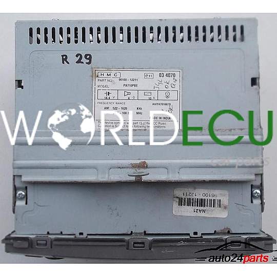 RADIO CD / MP3 HYUNDAI 96100-1J211 / 961001J211 / PA710P8E / AWYA701697D