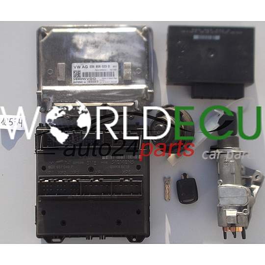 ECU ENGINE CONTROLLER SEAT IBIZA SKODA FABIA VW POLO 1.2 BME 03E906023D, 03E 906 023 D, SIEMENS VDO 5WP40502 04