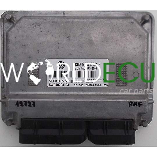 CALCULATEUR MOTEUR VOLKSWAGEN POLO SIEMENS 5WP40298 03, 5WP4029803, 03D 906 033 F, 03D906033F