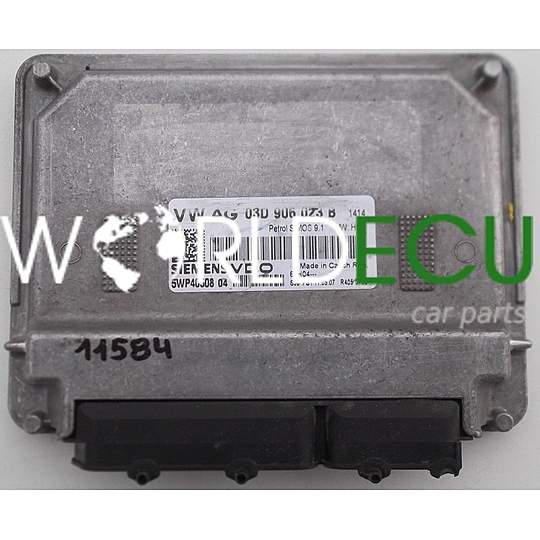 MOTORSTEUERGERÄT ECU STEUERGERAT VW VOLKSWAGEN FOX 1.4 03D906023B, 03D 906 023 B, SIEMENS VDO 5WP40508 04, 5WP4050804