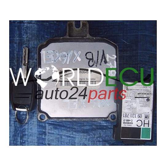 ECU ENGINE CONTROLLER OPEL ASTRA VECTRA ZAFIRA 1.4 X14XE 1.6 X16XE X16XEL 09364599 9364599 CPCY