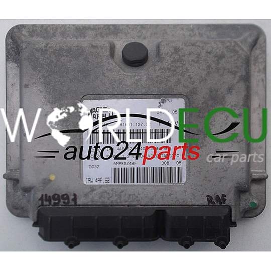 MOTORSTEUERGERÄT ECU STEUERGERÄT  FIAT PANDA 1.2 MAGNETI MARELLI IAW 4AF.S2, IAW4AFS2, 51782647, 61601.127.02, 6160112702