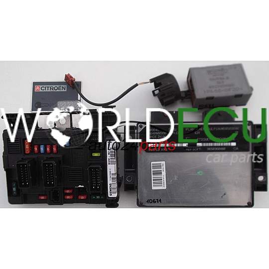 ECU ENGINE CONTROLLER CITROEN BERLINGO PEUGEOT PARTNER 1.9 LUCAS R04080035B, PSA 9650359580, SOFT 9650360480, DCN2, DWLC12