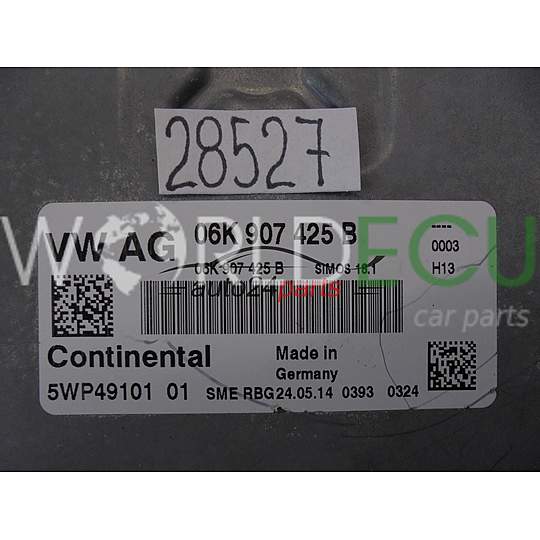 Centralita de motor UCE AUDI VW 5WP49101 01 5WP4910101 06K907425B SIMOS 18.1