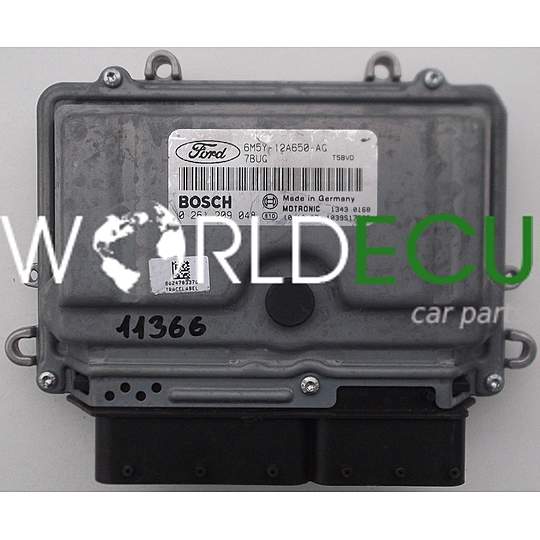 CENTRALINA MOTORE FORD FOCUS 2.5 T BOSCH 0 261 209 048, 0261209048, 6M5Y-12A650-AG, 6M5Y12A650AG