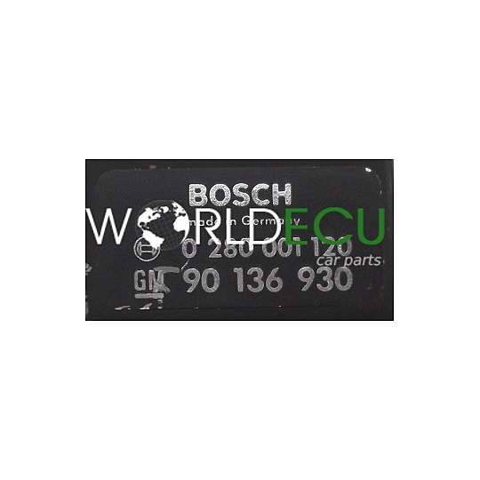 MOTORSTEUERGERÄT ECU STEUERGERAT OPEL BOSCH 0 280 001 120, 0280001120, GM 90 136 930, 90136930