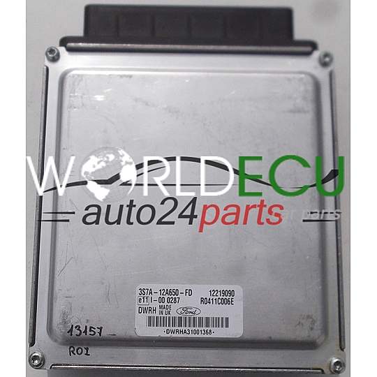 ECU ENGINE CONTROLLER FORD MONDEO 3S7A-12A650-FD, 3S7A12A650FD, 12219090, R0411C006E