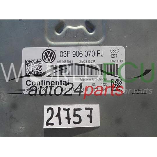 Calculateur Moteur VW VOLKSWAGEN GOLF 03F 906 070 FJ, 03F906070FJ, 5WP44729