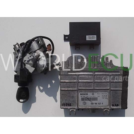 CALCULATEUR MOTEUR VW VOLKSWAGEN POLO 1.4 BOSCH 0 261 203 914/915, 0261203914, 0261203915, 030 906 027 P, 030906027P