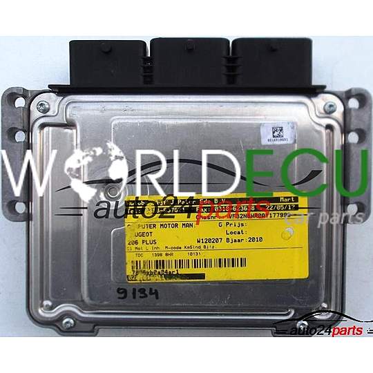 ECU ENGINE CONTROLLER PEUGEOT 206, CITROEN 1.4 HDI, BOSCH 0 281 016 711, 0281016711, 96 760 892 80, 9676089280, EDC17C10