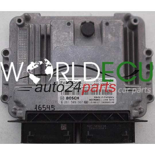 ECU CENTRALITA DE MOTOR FORD 1.6 STCI BOSCH 0 261 S09 367, 0261S09367, C1B1-12A650-LC, C1B112A650LC, CV2A-12B684-CA, CV2A12B684CA