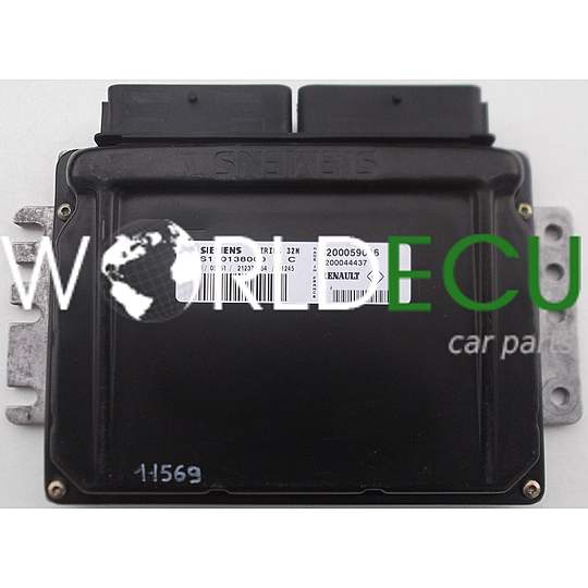 CALCULATEUR MOTEUR  RENAULT MEGANE 1.6 SIRIUS 32N S110138000C, S110138000 C, 8200059086, 8200044437