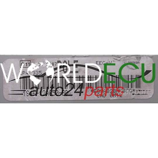 ECU ENGINE CONTROLLER FORD FOCUS VISTEON 1S4F-12A650-BD, 1S4F12A650BD, POLE, LP4-335