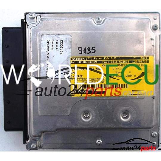 MOTORSTEUERGERÄT ECU STEUERGERAT BMW E46, 316, 318I 1.6/1.8, BOSCH 0 261 208 388, 0261208388, DME 7 541 459, DME 7541459