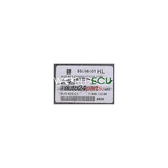 MOTORSTEUERGERÄT ECU STEUERGERAT OPEL COMBO 1.3 CDTI MAGNETI MARELLI MJD 6O2.C1, MJD6O2C1, MJD602C1, GM 55566401 HL, 71600.133.06, 7160013306