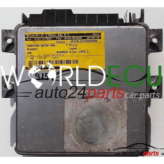 ECU ENGINE CONTROLLER CITROEN XANTIA PEUGEOT 306 1.8, IAW 8P.10, IAW8P10, 16238.124, 16238124, 9621756480