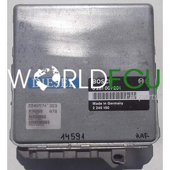 MOTORSTEUERGERÄT ECU STEUERGERAT BMW BOSCH 0 281 001 201, 0281001201, 2 245 190, 2245190