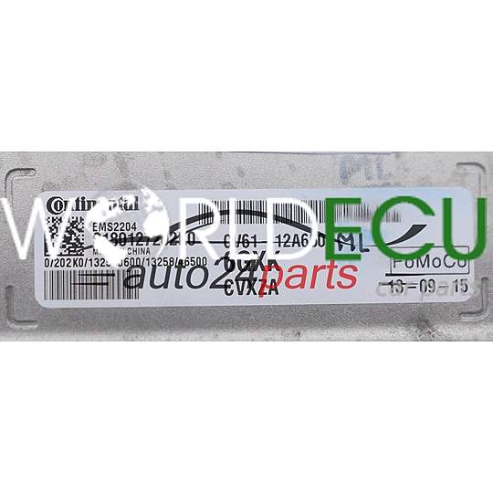 MOTORSTEUERGERÄT ECU STEUERGERÄT  FORD FOCUS CONTINENTAL S180127202K0, FoMoCo CV61-12A650-ML, CV6112A650ML, 6GXK