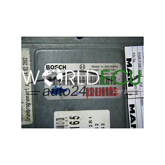 ECU ENGINE CONTROLLER MAN LE 220C BOSCH 0 281 001 747, 0281001747, L33 165