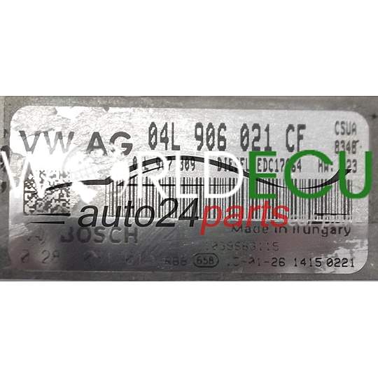 CALCULATEUR MOTEUR AUDI Q5 BOSCH 0 281 031 015, 0281031015, 04L 906 021 CF, 04L906021CF, 04L907309, EDC17C64