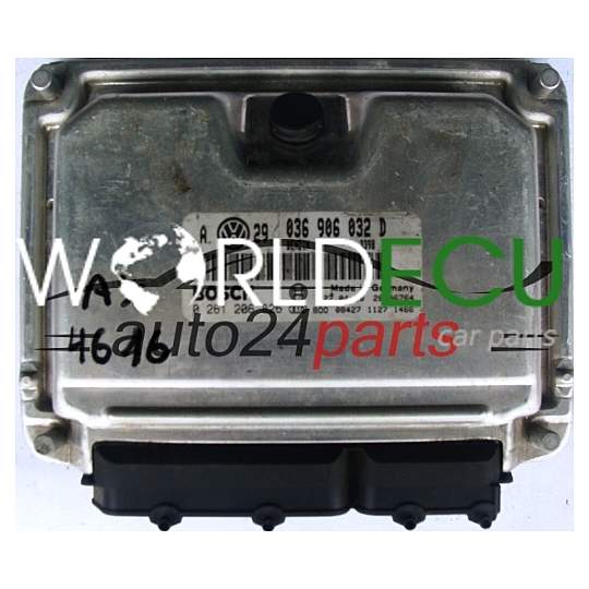 ECU CENTRALITA DE MOTOR VW VOLKSWAGEN GOLF 1.4 036906032D, 036 906 032 D, BOSCH 0261206826, 0 261 206 826